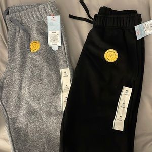 NWT cat and jack boy joggers black and grey in a size medium/8